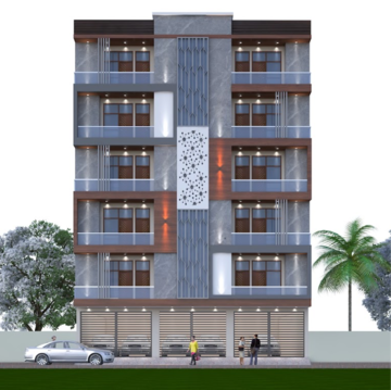 3 BHK Builder Floor – Exterior View View at Upsidc Site C - for Sale