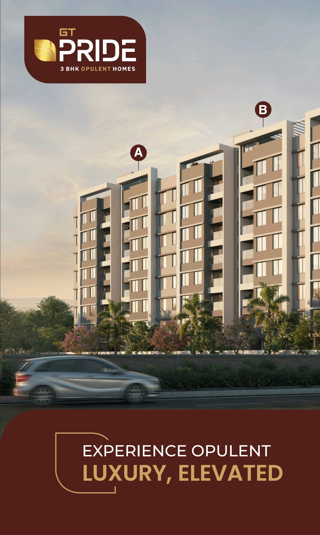 3 BHK Apartment For Sale in GT Pride