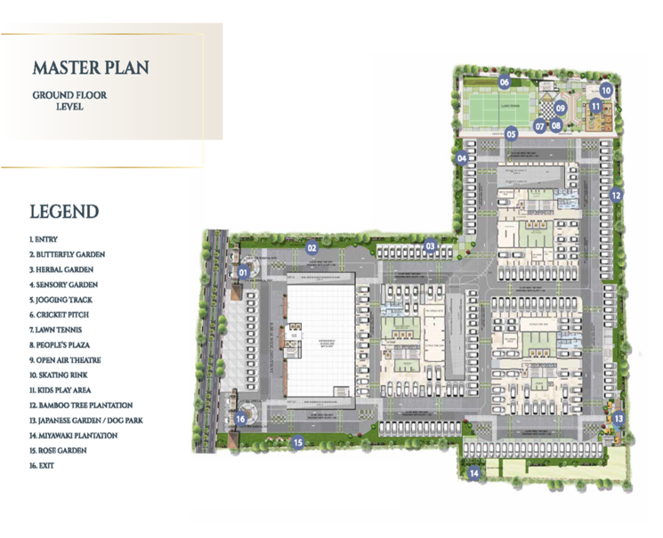 Master Plan, sbr-minara 3 Bedroom 2321 Sq.Ft. Penthouse In Seegehalli Bangalore 8626865