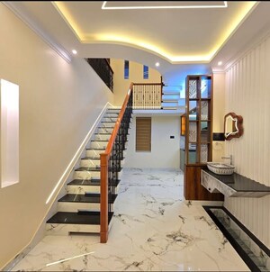 Staircase in 4 BHK Builder Floor at Sector 34 – for Sale