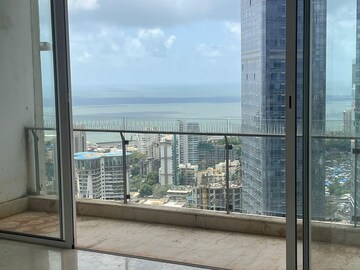 Balcony in 3 BHK Apartment at Runwals The Reserve, Worli – for Rent