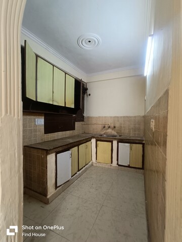 Kitchen in 1 BHK Builder Floor at Khirki Extension – for Rent
