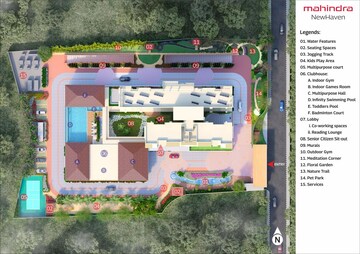 Master Plan in 3 BHK Apartment at Mahindra Newhaven, Singasandra – for Sale
