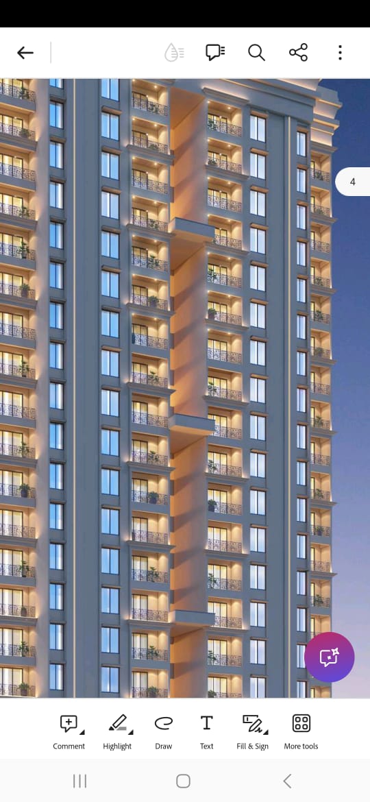 3 BHK + Extra Room Apartment For Sale in Bhondve Tower