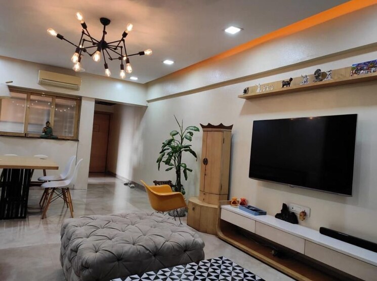 Living Room, maker-kundan-gardens 2 Bedroom 1200 Sq.Ft. Apartment In Juhu Mumbai 8627310