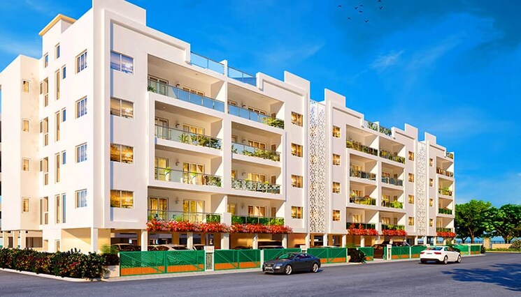 Exterior View, signature-global-daxin-vistas 3 Bedroom 1330 Sq.Ft. Builder Floor In Bhondsi Gurgaon 8627417