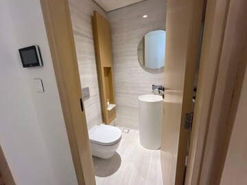 Bathroom in 3 BHK Apartment at Lodha The World Towers World One Tier 2, Worli – for Rent