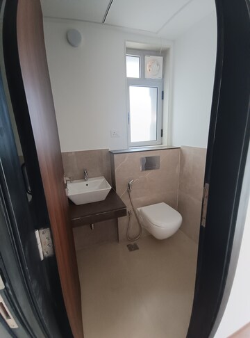 Bathroom in 1 BHK Apartment at Piramal Revanta Ravin, Mulund West – for Rent