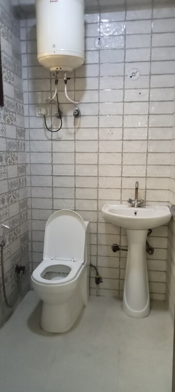 Bathroom in 2 BHK Builder Floor at Panchsheel Vihar – for Rent