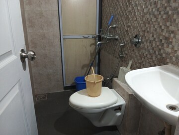 Bathroom in 2 BHK Apartment at Cosmos Classique, Ghodbunder Road – for Rent