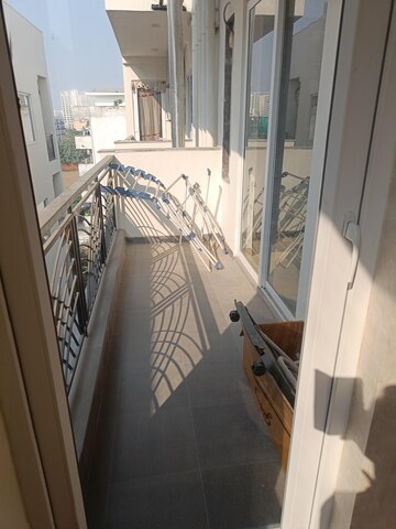 Balcony in 3 BHK Builder Floor at Ansal API Esencia, Sector 67 – for Rent