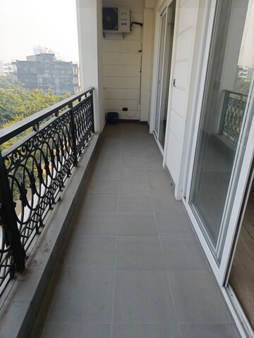 Balcony in 3 BHK Builder Floor at Ansal API Esencia, Sector 67 – for Rent