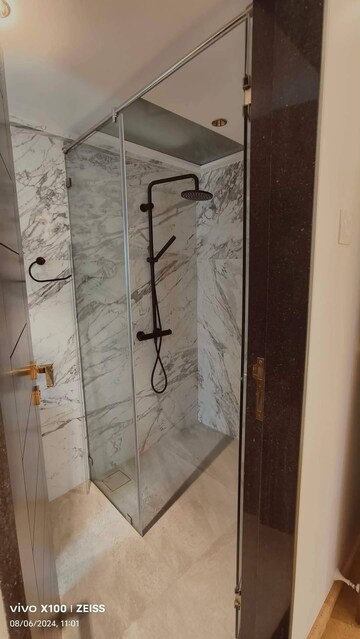 Bathroom in 1 BHK Apartment at Shakti Aura, Ghansoli – for Rent