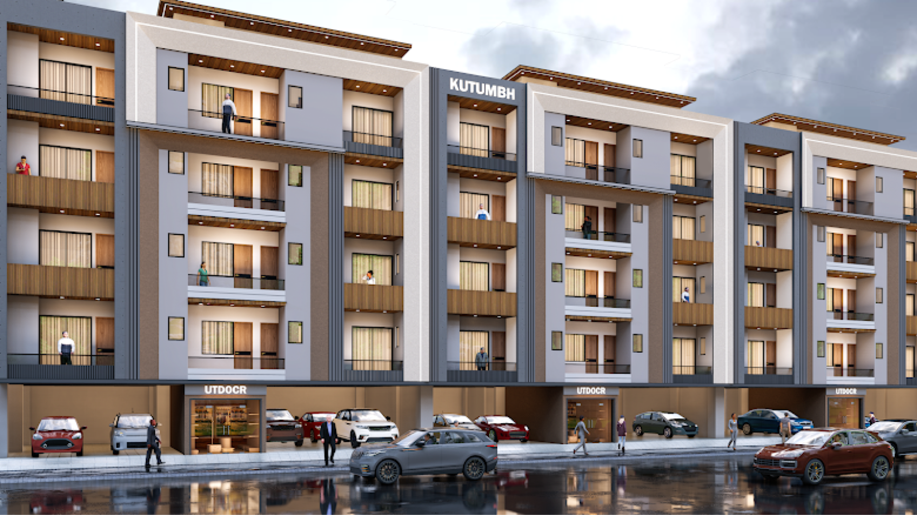 2 BHK + Extra Room Builder Floor For Sale in Kutumbh Height Phase 2, U