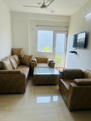 Living Room in 3 BHK Apartment at Unitech Rakshak, Sector 41 – for Rent