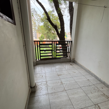 Balcony in 1.5 BHK Builder Floor at Sector 18 – for Rent