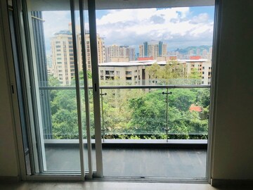 Balcony in 3 BHK Apartment at Courtyard by Narang Realty and The Wadhwa Group, Pokhran Road No Two – for Sale