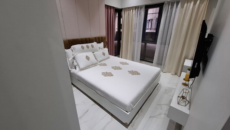 Master Bedroom, uk-luxecity 1 Bedroom 406 Sq.Ft. Apartment In Kandivali East Mumbai 8628982