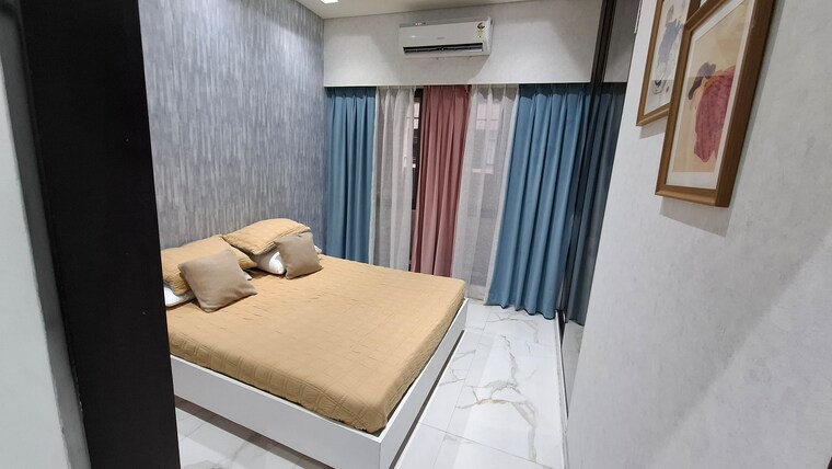 Bedroom, uk-luxecity 1 Bedroom 406 Sq.Ft. Apartment In Kandivali East Mumbai 8628982