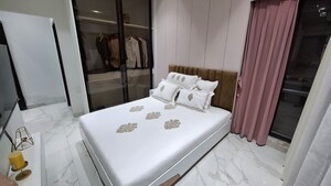 Master Bedroom in 1 BHK Apartment at UK Luxecity, Kandivali East – for Sale