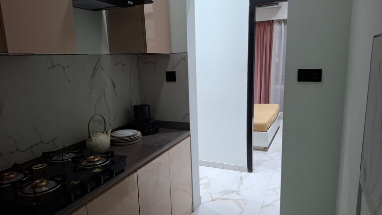 Kitchen, uk-luxecity 1 Bedroom 406 Sq.Ft. Apartment In Kandivali East Mumbai 8628982