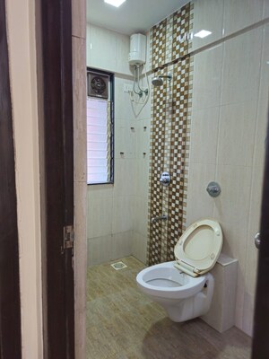 Bathroom in 1 BHK Apartment at Amar Jyoti Tower, Borivali West – for Sale