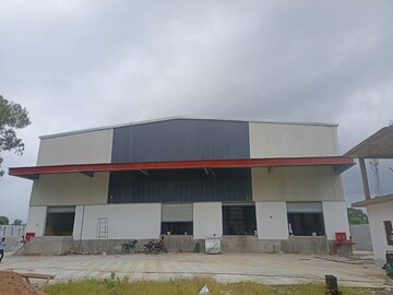  Warehouse – Exterior View View at Banthra Sikander Pur - for Rent
