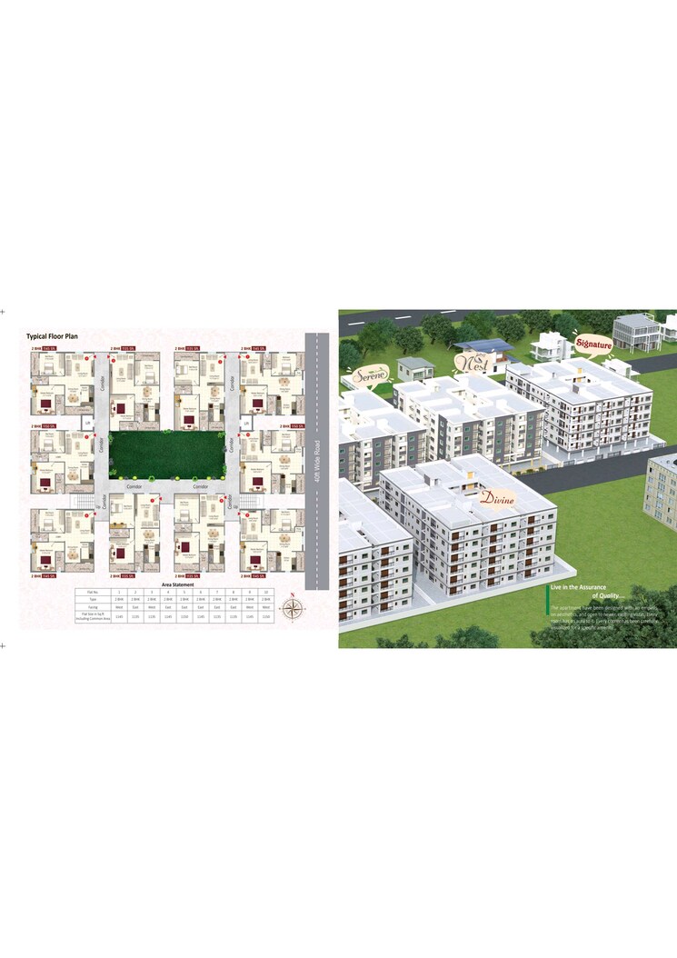 Master Plan, om-sri-nest 2 Bedroom 1100 Sq.Ft. Apartment In Ameenpur Hyderabad 8629219