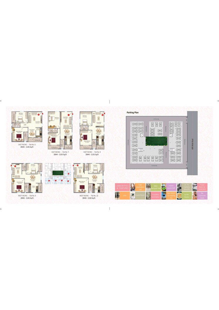Master Plan, om-sri-nest 2 Bedroom 1100 Sq.Ft. Apartment In Ameenpur Hyderabad 8629219