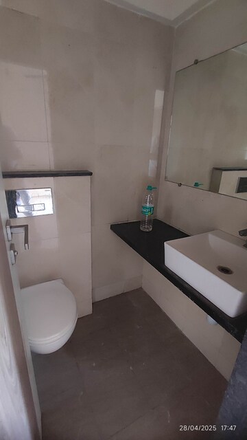 Bathroom in 1 BHK Apartment at Evershine Amavi 303 Phase 1, Virar East – for Rent