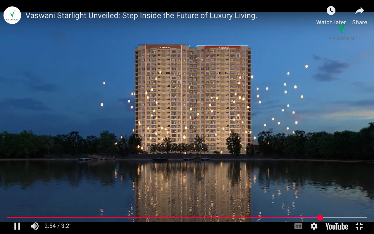 3 BHK + Extra Room Apartment For Sale in Vaswani Starlight