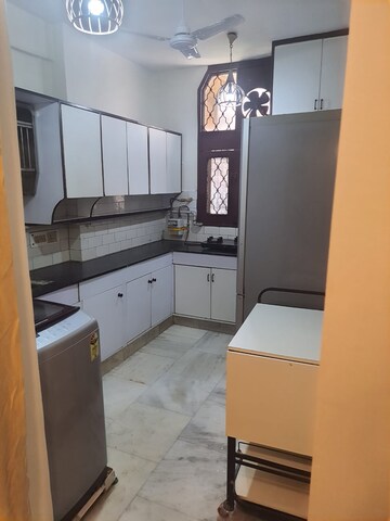 Kitchen in 2 BHK Builder Floor at Greater Kailash I – for Rent