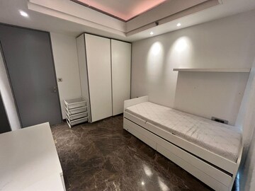 Bedroom in 3 BHK Apartment at Lodha Trump Tower, Worli – for Rent