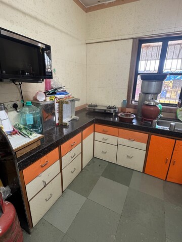 Kitchen in 3 BHK Apartment at Vrindavan Residency, Kalyan West – for Sale