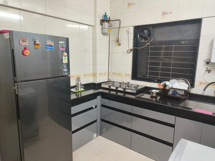 Kitchen, silver-bells-chs 1 Bedroom 480 Sq.Ft. Apartment In Kandarpada Mumbai 8629424