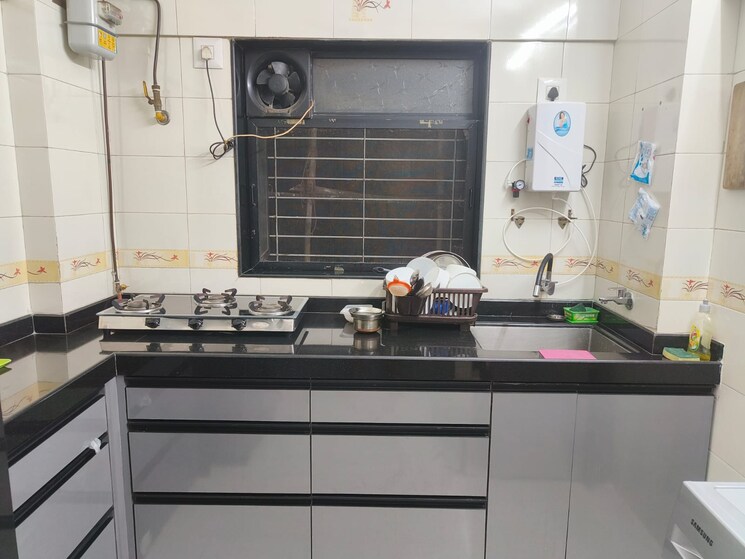 Kitchen, silver-bells-chs 1 Bedroom 480 Sq.Ft. Apartment In Kandarpada Mumbai 8629424