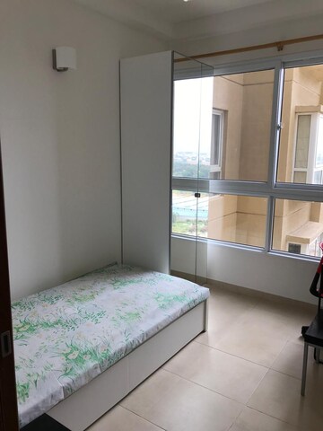 Kitchen in 2 BHK Apartment at Bhartiya Nikoo Homes Phase 2, Thanisandra Main Road – for Rent