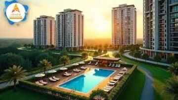 Bedroom in 3 BHK Apartment at Abhee Aaria, Gunjur – for Sale