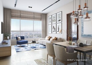 Living Room in 5 BHK Apartment at Piramal Vaikunth, Balkum Pada – for Sale