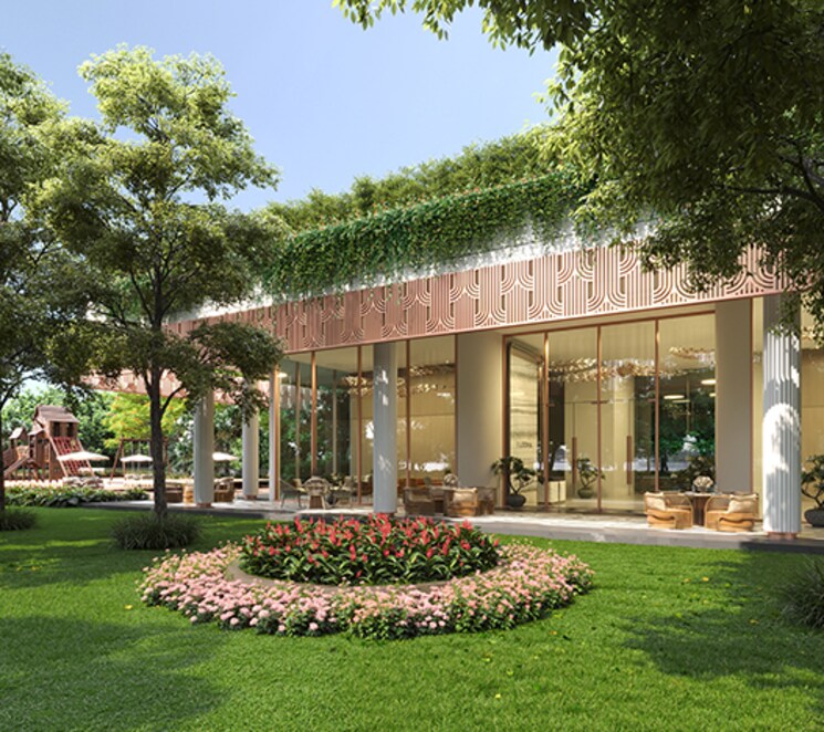 Garden, piramal-vaikunth 3 Bedroom 950 Sq.Ft. Apartment In Balkum Pada Thane 8629611