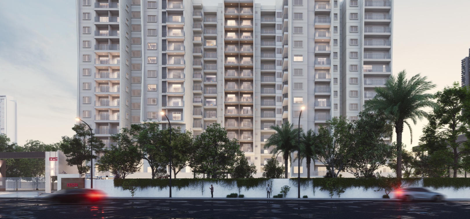 2 BHK Apartment For Sale in DSR The Courtyard