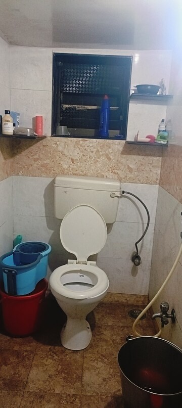 Bathroom in 1 BHK Villa at Kamgar Nagar CHS Kurla East, Kurla East – for Rent