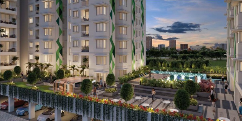 2 BHK 1060 Sq.Ft. Apartment in Mana Macasa Emerald