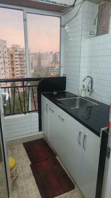 Kitchen in 3 BHK Apartment at Malpani Greens, Wakad – for Rent
