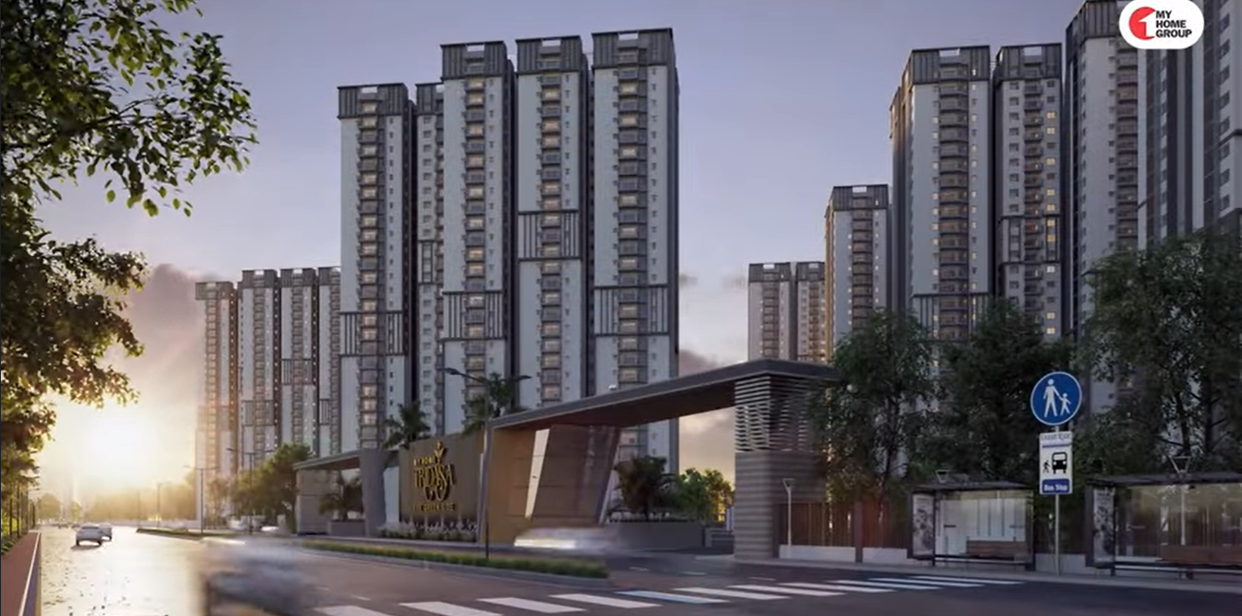 3 BHK + Pooja Room Apartment For Sale in My Home Tridasa