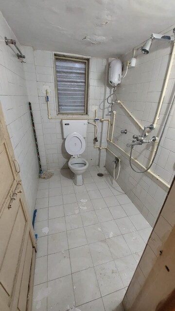 Bathroom in 3 BHK Apartment at Charkop Gaon – for Rent