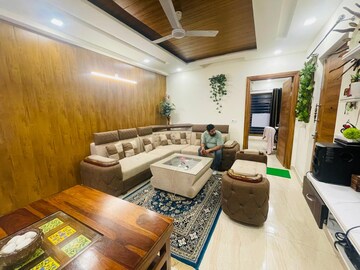 Living Room in 3 BHK Builder Floor at BP Homes, Sector 85 – for Rent