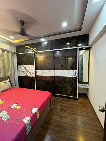 Bedroom in 2 BHK Apartment at RR Lunkad 66 Avenue, Pimple Nilakh – for Rent