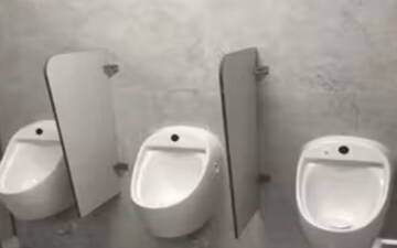 Bathroom in Office Space at Pinnacle Business Park, Andheri East – for Rent