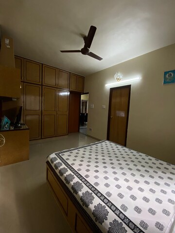 Bedroom in 2 BHK Apartment at Madhav Residency, Aundh – for Rent
